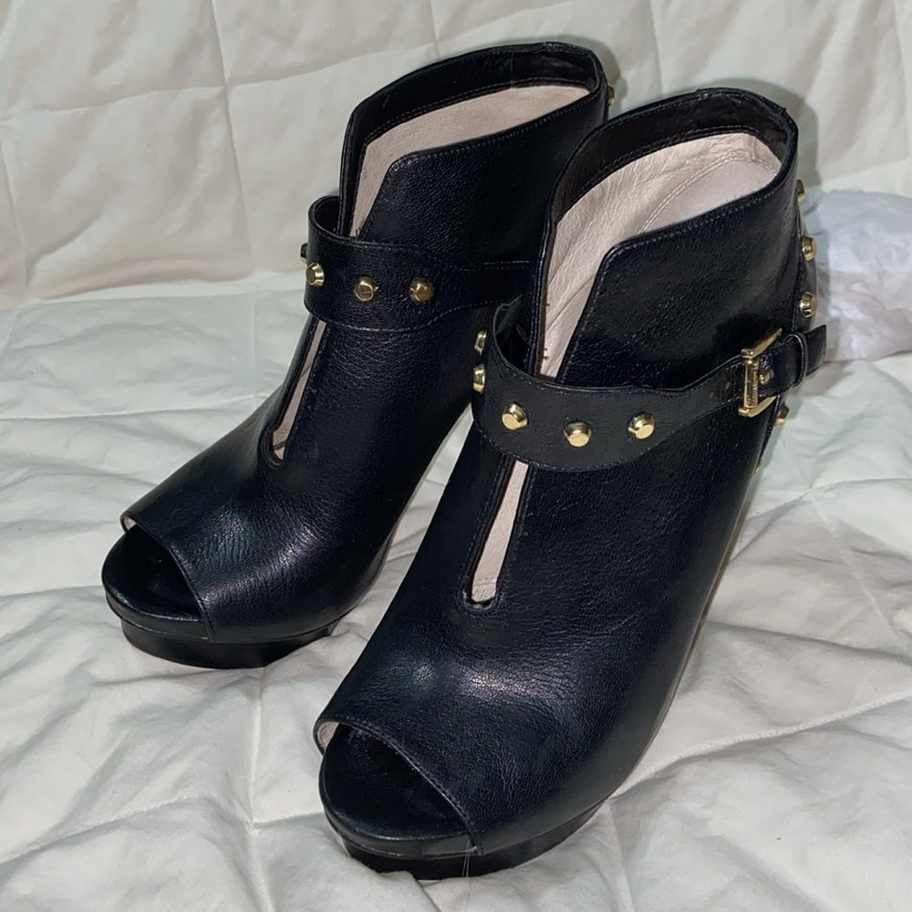 Super sexy Michael Kors Ailee Studded Peep-Toe Bootie - Picture 6 of 16